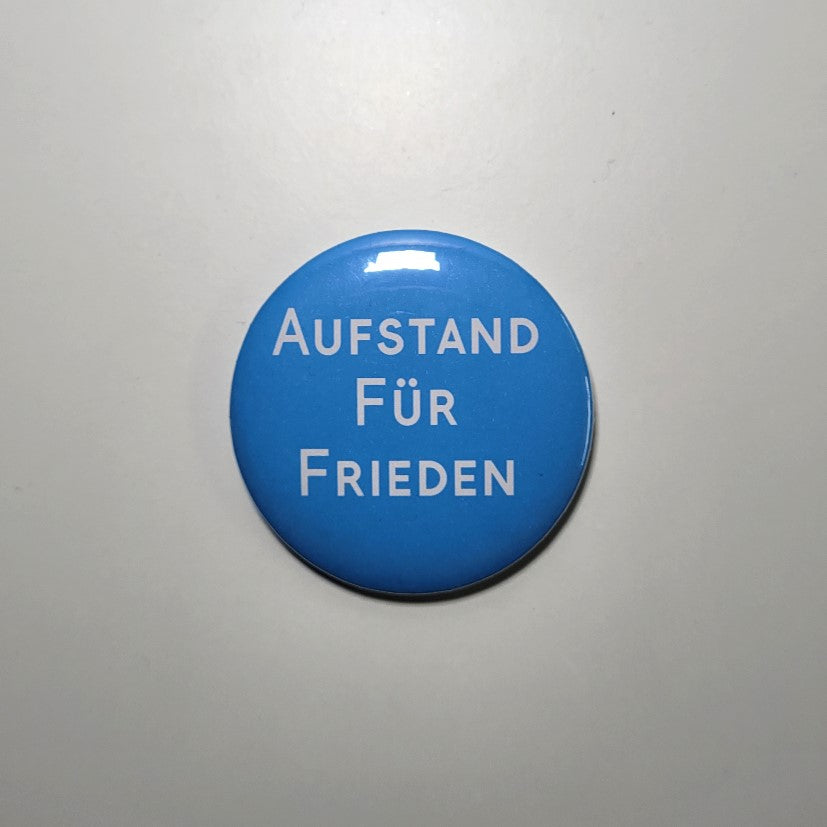 Button "Aufstand für Frieden"