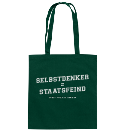 Selbstdenker = Staatsfeind - Baumwolltasche