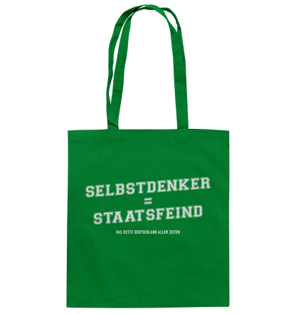 Selbstdenker = Staatsfeind - Baumwolltasche