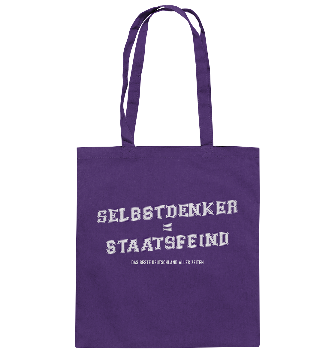 Selbstdenker = Staatsfeind - Baumwolltasche