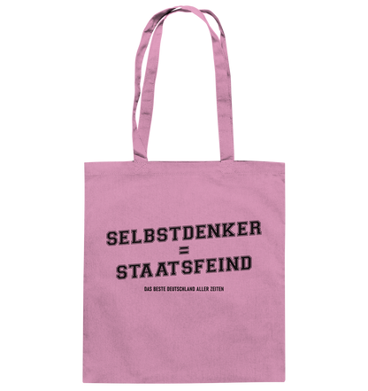 Selbstdenker = Staatsfeind - Baumwolltasche