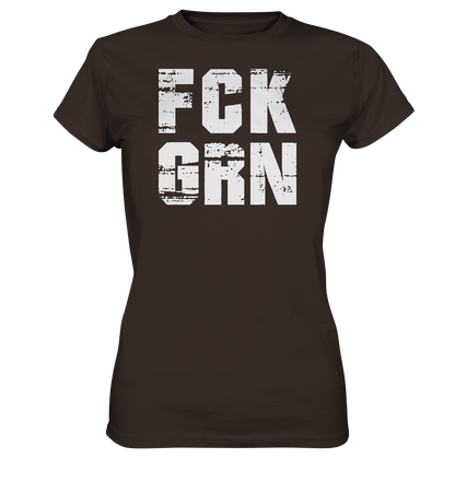 FCK GRN Weiss - Ladies Premium Shirt