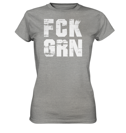 FCK GRN Weiss - Ladies Premium Shirt