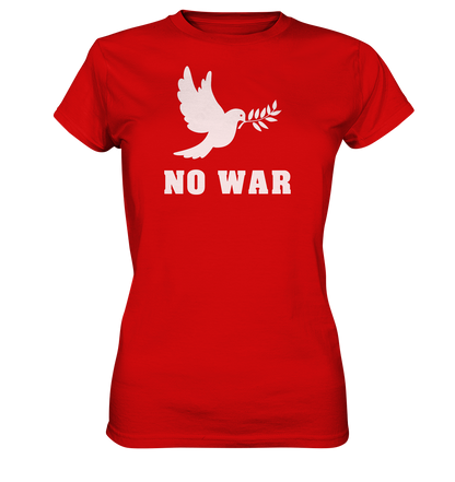 NO WAR - Ladies Premium Shirt