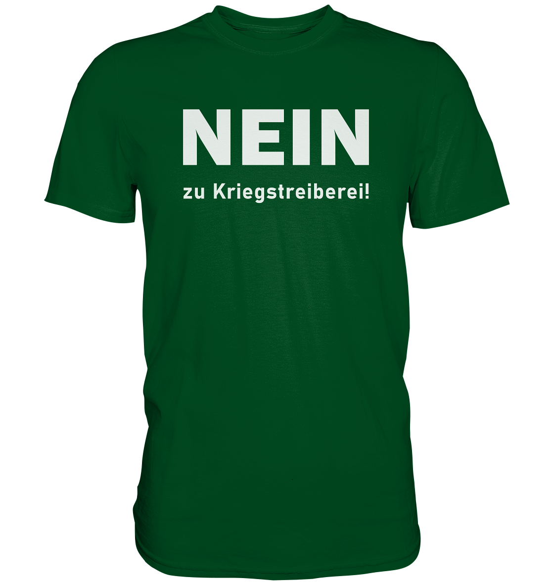 Nein zu Kriegstreiberei - Premium Shirt