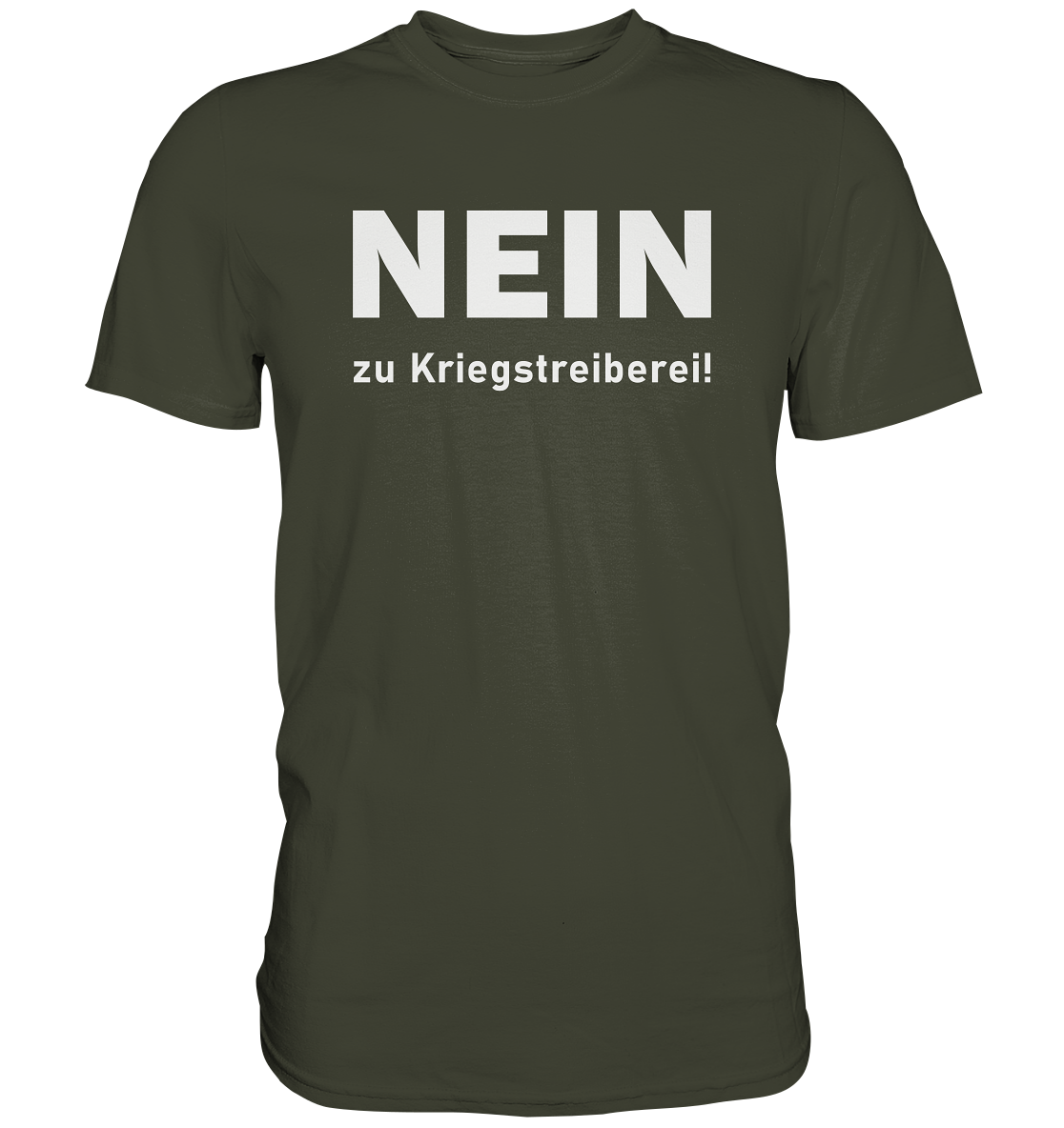 Nein zu Kriegstreiberei - Premium Shirt