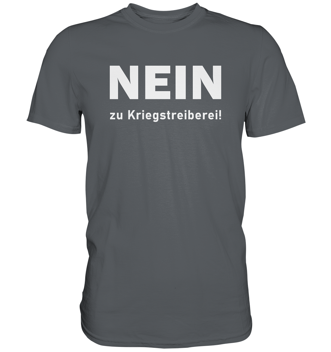 Nein zu Kriegstreiberei - Premium Shirt