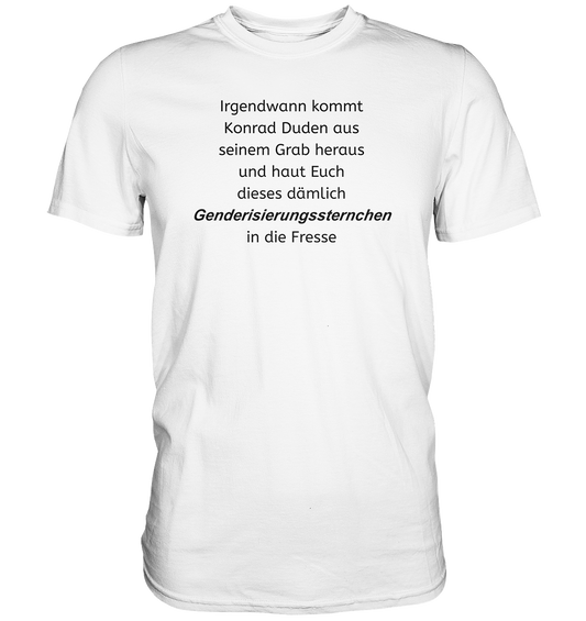 Gendersternchen - Premium Shirt